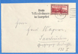 Saar - 1935 - Lettre De Saarbrücken - G30973 - Storia Postale