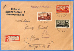 Saar - 1933 - Lettre Einschreiben De Saarbrücken - G30958 - Lettres & Documents