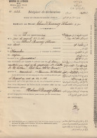 Egypt - 1903 - Receipt Statement - A License To Open A Coffee Shop - 1866-1914 Khédivat D'Égypte