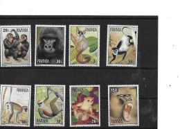 Rwanda Mammiferes Singes  1975 NSC - Apen