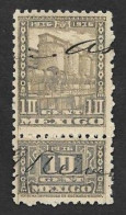 SE)1936 MEXICO, 10C FISCAL STAMP, WITH DISTRICT, MINT - Messico