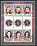 Belize 465 - N° 788/93 Série 1986 US Presidents Sheet USA FEUILLET MNH ** - George Washington