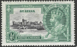 St Lucia. 1935 KGV Silver Jubilee. ½d MH. SG 109. M3146 - Ste Lucie (...-1978)