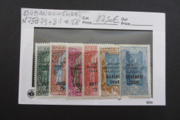 COLONIES OUBANGUI N°75 à 79/81 NEUF* TB COTE 27,50 EUROS VOIR SCANS - Unused Stamps