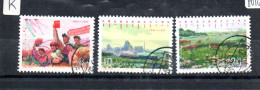 Chine: 3 Timbres   (o)    Voir Le Scan - Usati