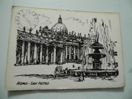 Cartolina Viaggiata "ROMA S. PIETRO" 1959 - San Pietro