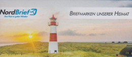 Germany 2017 Lighthouses  Westerheversand Post Office Nordbrief Booklet - Fari