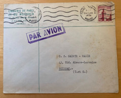 Enveloppe Commerciale Librairie Maroc Affranchie Pour La France Oblitération Casablanca Principal 1956 - Marokko (1956-...)