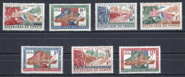 Congo DR  1963 Serie 7v European Economic Community Aid - Farming, Harvest Machines, Industry MNH - Mint/hinged