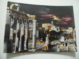 Cartolina Viaggiata "ROMA Foro Romano" 1956 - Other Monuments & Buildings