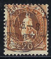 SUISSE 1882-1904: Le ZNr. 66A, TB Obl. CAD "BASEL" - Usati