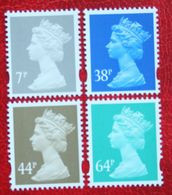 Machin QE II Definitives 7p 38p 44p 64p (Mi 1801-1804) 1999 POSTFRIS MNH ** ENGLAND GRANDE-BRETAGNE GB GREAT BRITAIN - Nuovi