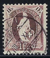 SUISSE 1882-1904: Le ZNr. 71A, Obl. CAD - Gebraucht