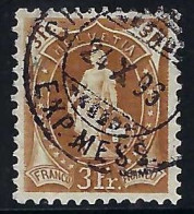 SUISSE 1882-1904: Le ZNr. 72A, Obl. CAD - Usati