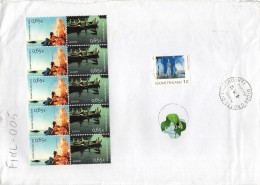 Philatelic Envelope With Stamps Sent From FINLAND To ITALY - Cartas & Documentos