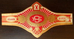 P32 Bague Bagues Cigare Cigares  Sluis Kampen  1 Pièce - Cigar Bands