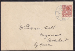 Enbvelop 14 Okt 1932 Oss (4 Kruizen Kortebalk) - Storia Postale