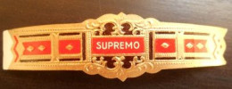 P34 Bague Bagues Cigare Cigares  Supremo  1 Pièce - Cigar Bands