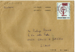 Philatelic Envelope With Stamps Sent From FRANCE To ITALY - Briefe U. Dokumente