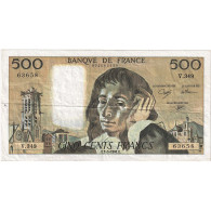 France, 500 Francs, Pascal, 1991, V.349, TTB, Fayette:71.47, KM:156h - 500 F 1968-1993 ''Pascal''