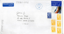 Philatelic Envelope With Stamps Sent From FRANCE To ITALY - Cartas & Documentos