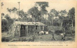 SAINTE GENEVIEVE DES BOIS - Famille De Bûcherons Dans La Forêt De Séquigny. - Sainte Genevieve Des Bois