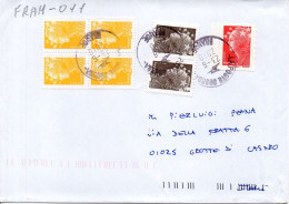 Philatelic Envelope With Stamps Sent From FRANCE To ITALY - Lettres & Documents