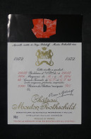 VIEUX PAPIERS - Etiquette De Vin Du Château Rothschild En 1972 Avec Illustration De Poliakoff  - L 150854 - Collections