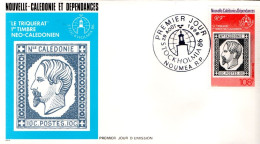 NOUVELLE CALEDONIE FDC 1986 EXPO STOCKOLMIA - FDC