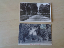 70- Haute Saone - Jussey - Lot De 2 Cartes - Le Petit Bois Et Avenue De La Gare - - Jussey