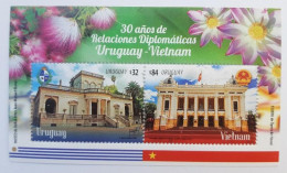 URUGUAY 2023 EVENTS 30th Anniv. Of Diplomacy With Vietnam - Fine S/S MNH - Uruguay