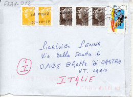 Philatelic Envelope With Stamps Sent From FRANCE To ITALY - Covers & Documents