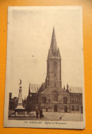 SAINT-GHISLAIN   -  Eglise Et Monument - Saint-Ghislain