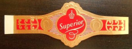 P91 Bague Bagues Cigare Cigares  Superior  1 Pièce - Cigar Bands