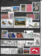 DANEMARK- BRADES AVANT RETRAIT -73 TRES BEAUX TIMBRES OBLITERES- PAS D'EMINCES- DEPUIS 1991-2000-VOIR 3 SCANS. - Used Stamps