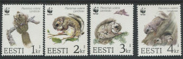 Estonia:Unused Stamps Serie WWF, Flying Squirrel, Pteromys Volans, 1994, MNH - Neufs