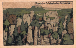 BASTEI-SACHSISCHE SCHWEIZ - CARTOLINA FP SPEDITA NEL 1928 - Bastei (sächs. Schweiz)