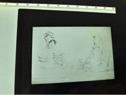 Plaque De Verre Positif - Ingres Lady Et Lord  Glenbervie  - Archives Courboin - Diapositivas De Vidrio