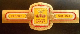 P99 Bague Bagues Cigare Cigares  Stande Wappen  1 Pièce - Bauchbinden (Zigarrenringe)