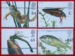 EUROPA Frog Fish Libel Grenouille Poisson (Mi 1942-1945) 2001 POSTFRIS MNH ** ENGLAND GRANDE-BRETAGNE GB GREAT BRITAIN - Unused Stamps