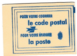 Carnet Code Postal, 67200 Strasbourg, Vignettes Oranges, Variété Tache Sur La Couverture - Blokken & Postzegelboekjes