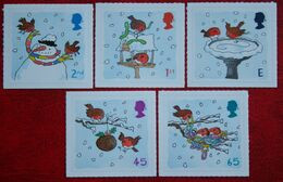 Natale Weihnachten Xmas Noel Kerst ROBIN (Mi 1966-1970) 2001 POSTFRIS MNH ** ENGLAND GRANDE-BRETAGNE GB GREAT BRITAIN - Unused Stamps