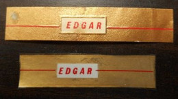 T50 Bague Bagues Cigare Cigares Edgar  2 Pièce(s) - Cigar Bands