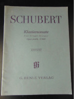 Partition " Schubert, Sonate Pour Piano " 1961, 33 Pages - Partitions Musicales Anciennes
