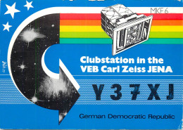 German Democratic Republic Radio Amateur QSL Card Y03CD Y37XJ 1983 - Radio Amatoriale