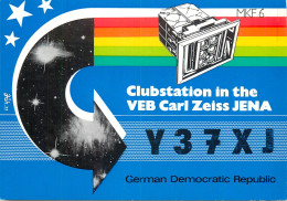 German Democratic Republic Radio Amateur QSL Card Y03CD Y37XJ 1983 - Radio Amatoriale