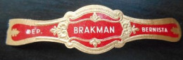 Q33 Bague Bagues Cigare Cigares  Brakman Bernista  1 Pièce - Vitolas (Anillas De Puros)