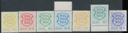 Estonia:Unused Stamps Serie Coat Of Arms, P.P.E, P.P.R, P.P.I And P.P.A Full Serie, 1992, MNH - Francobolli