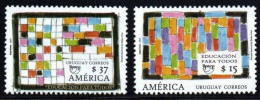 2007 Uruguay America Issue Education For All , Rectangles #2215 - 2216 ** MNH - Uruguay