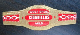 Q91 Bague Bagues Cigare Cigares  Wolf Bros Mild Cigarillos  1 Pièce - Vitolas (Anillas De Puros)